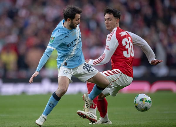 Rayan Cherki regatea Arsenal Manchester City 2-1 Etihad Stadium Premier League matokeo
