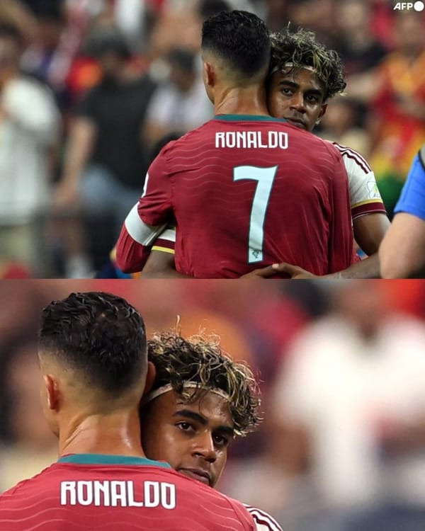 Uhispania washerehekea ushindi dhidi ya Ureno 1-0 — Mikel Merino alipiga goli la ushindi dakika 90+1 katika Hatua ya 16 Bora, Kombe la Dunia 2026